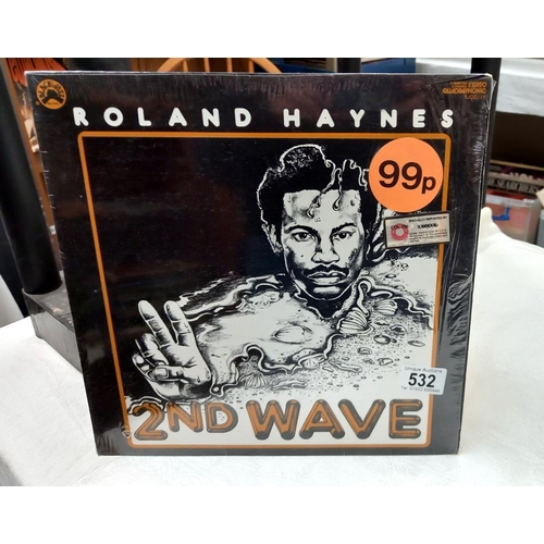 532 - Hard to find Roland Haynes, 2nd wave Black Jazz Label BJQ19 Quad 1st Press excellent condition