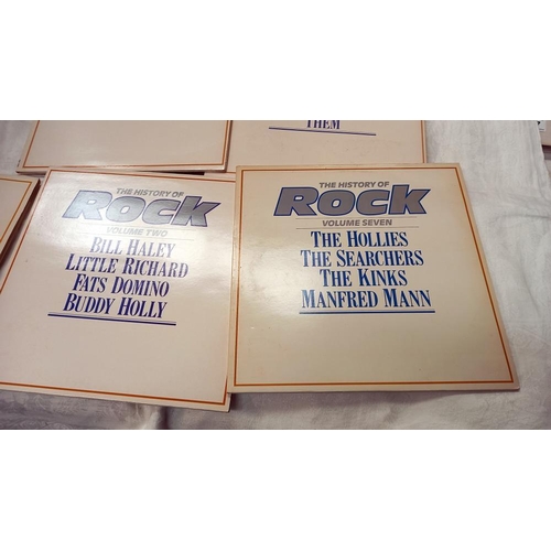 546 - 6x History of rock LP's Vol1,2,4,7,10,11