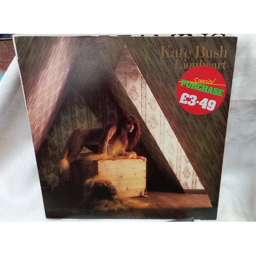 680 - 5 Kate Bush LPs, Dreaming, Lion Heart, Never forever, whole story, hounds of love