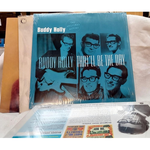 682 - 4 unplayed Buddy Holly albums Including Chirping Crickets