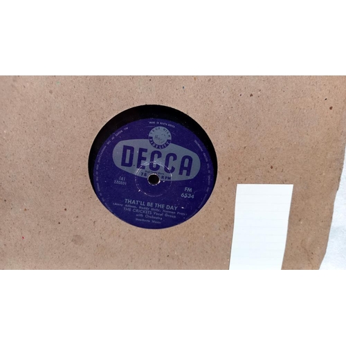 710 - Crickets, That'll be the day 78RPM South Africa