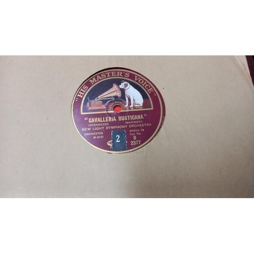 714 - Quantity 78RPM records mostly classical