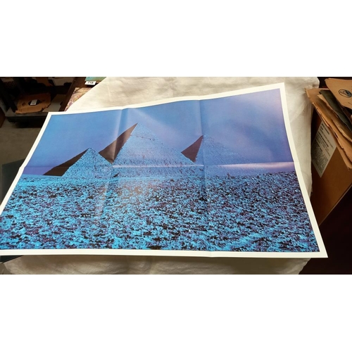 721 - Pink Floyd, Dark side of the moon A6/B6 with posters and stickers