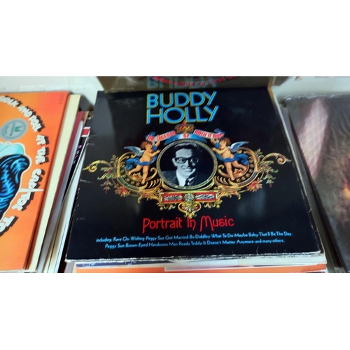 767 - Quantity of Buddy Holly LPs, Coral some pressings