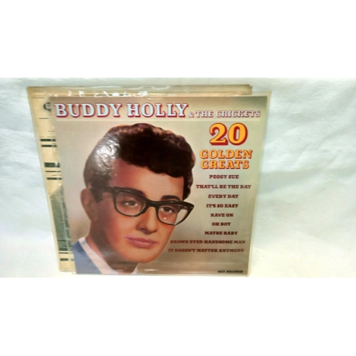 784 - 6 x Buddy Holly LPS, Including Buddy Holly LVA 9085, no glasses cover