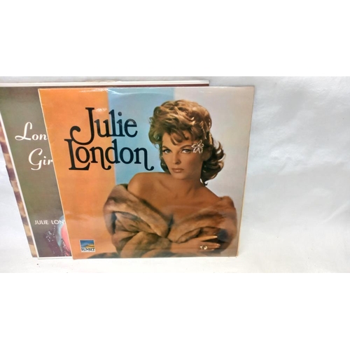 790 - Julie London Around Midnight, London HA-G2299, Mono 12 Tracks Gold Legs cover, record near mint  cov... 