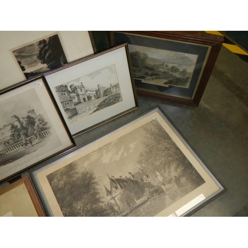 1423 - A good lot of framed and unframed engravings and prints, COLLECT ONLY.