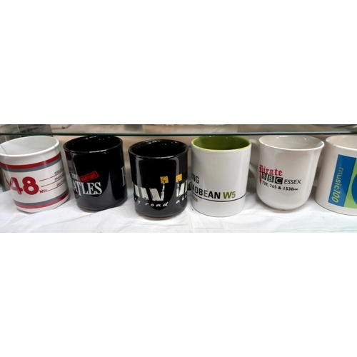 1084 - 10 new radio / music mugs