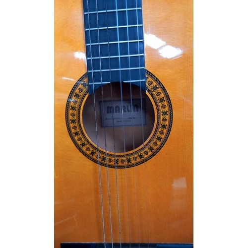 1096 - A Marlin acoustic guitar with case