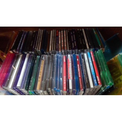 1132 - A box full of blank DVDs, cases etc