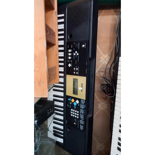 1160 - A Roland ''sound canvas'' 3 Yamaha and a Casio keyboard with stand