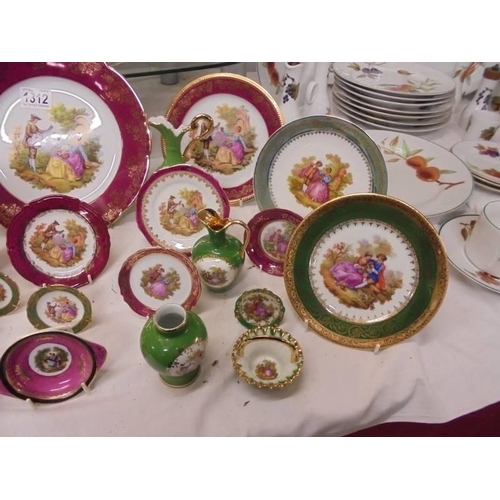 1312 - In excess of twenty pieces of Limoges porcelain. COLLECT ONLY.