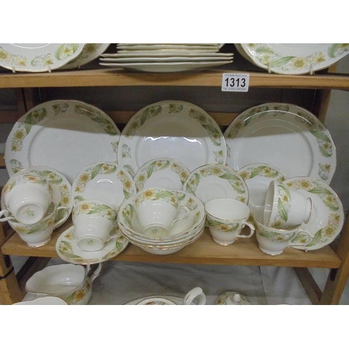 1313 - Approximately 50 pieces of Duchess tea and dinner ware, COLLECT ONLY.