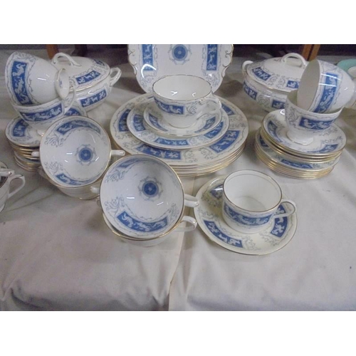 1317 - 54 pieces of Coalport 'Revelry' pattern tea and dinner ware, COLLECT ONLY.