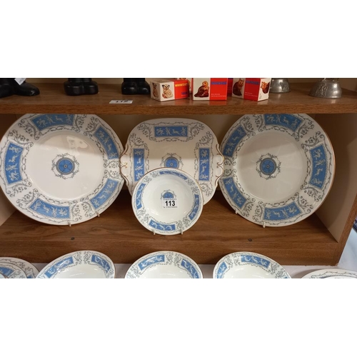 113 - Approximately 25 pieces of Coalport 'Revelry' pattern table ware, COLLECT ONLY.