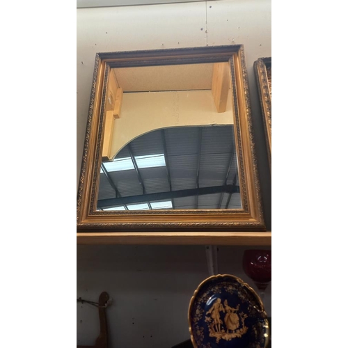 47 - 3 vintage gilt framed mirrors COLLECT ONLY