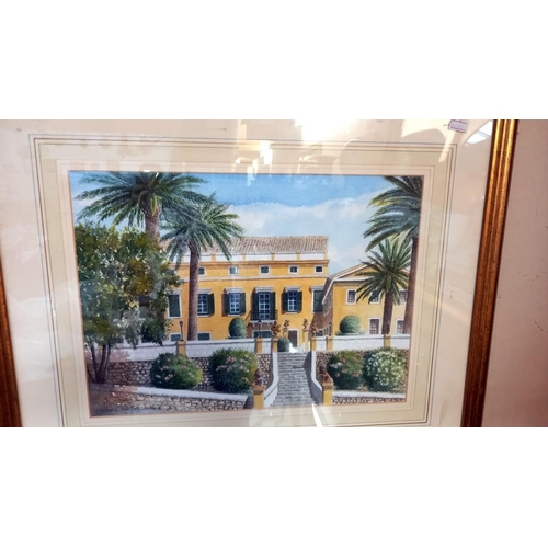 72 - A quantity of framed prints of classical buildings COLLECT ONLY