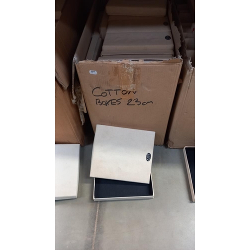 80 - A large quantity of empty cotton boxes from Emily Readett-Bayley COLLECT ONLY