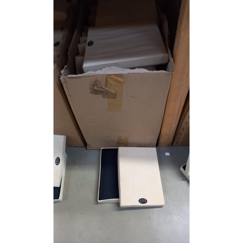 80 - A large quantity of empty cotton boxes from Emily Readett-Bayley COLLECT ONLY