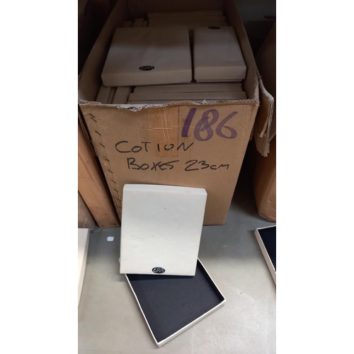 80 - A large quantity of empty cotton boxes from Emily Readett-Bayley COLLECT ONLY