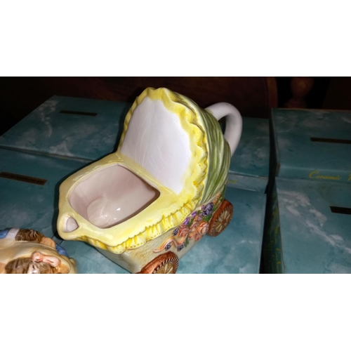 122 - 36 boxed ceramic novelty teapots COLLECT ONLY