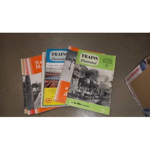 147 - Railway modeller and train books 1960's