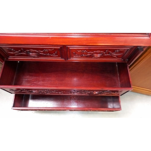 164 - A mahogany bureau COLLECT ONLY