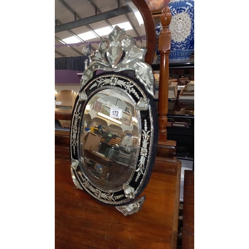 172 - A gypsy style dressing table/wall mirror