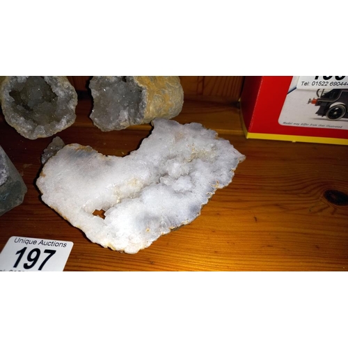 197 - A nice lot of quartz including Moroccan quartz