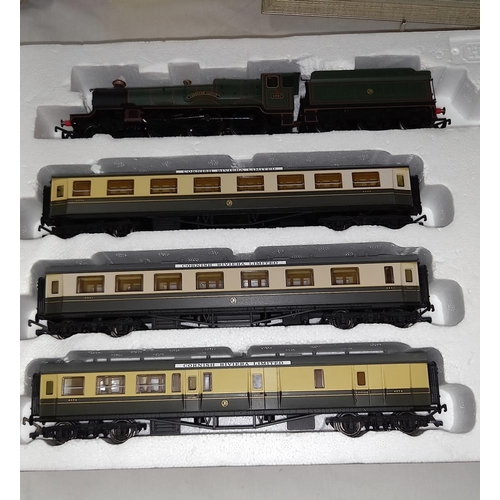 201 - Hornby R1102 The Cornish Riviera express boxed train set with certificate