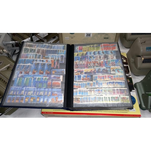 211 - 5 albums of stamps