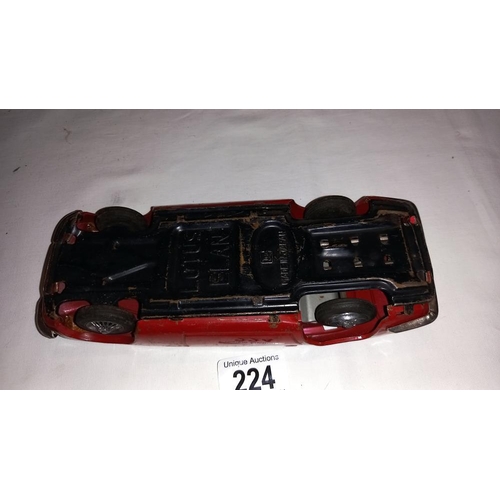 224 - A Bandai tinplate Lotus Elan a/f