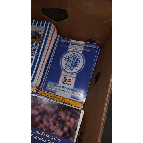 246 - A box of football programmes, mainly non league and minor league