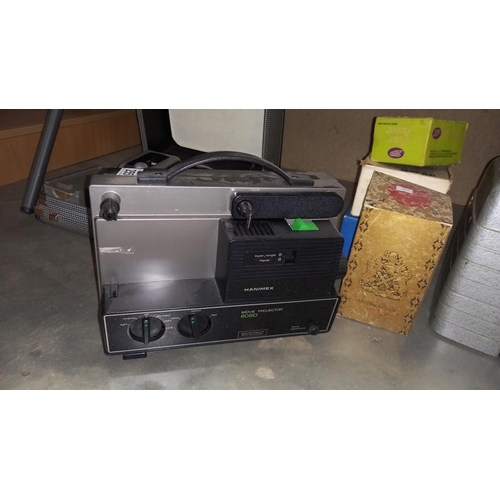 255 - A Bell & Howell Movie master, a Hanimex movie projector 808D Gnome & other slide viewers