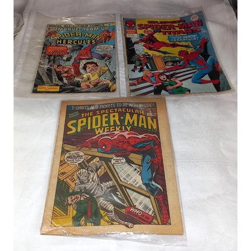 282 - A quantity of 1970's Marvel comics including Spiderman and others