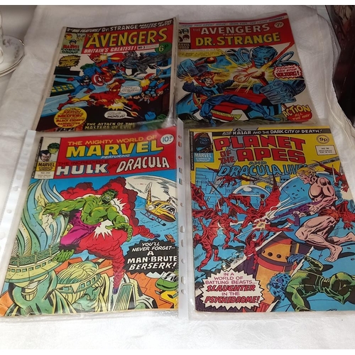 282 - A quantity of 1970's Marvel comics including Spiderman and others