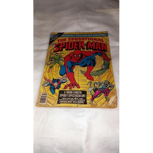 282 - A quantity of 1970's Marvel comics including Spiderman and others