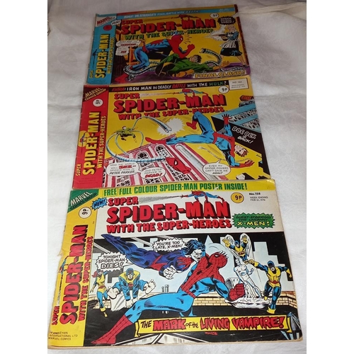 282 - A quantity of 1970's Marvel comics including Spiderman and others