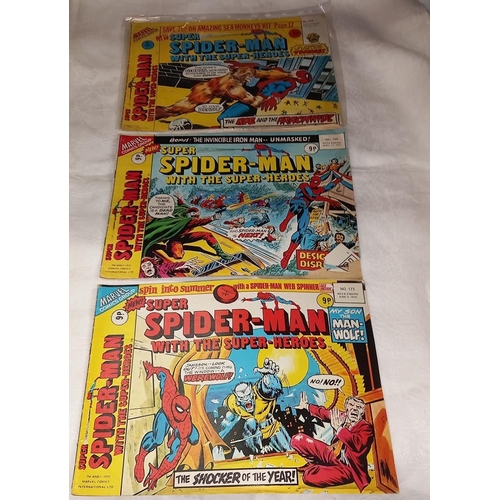 282 - A quantity of 1970's Marvel comics including Spiderman and others