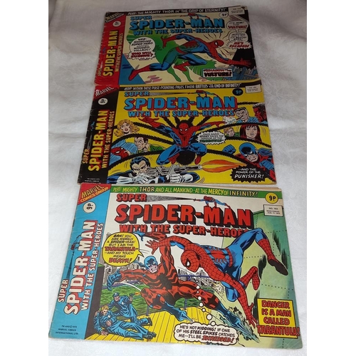 282 - A quantity of 1970's Marvel comics including Spiderman and others