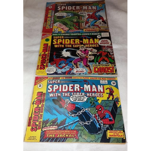 282 - A quantity of 1970's Marvel comics including Spiderman and others