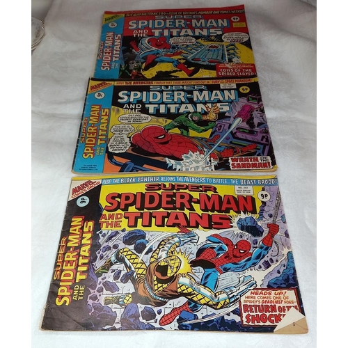 282 - A quantity of 1970's Marvel comics including Spiderman and others