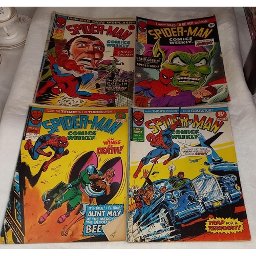 289 - A quantity of 1970's UK Marvel Spiderman comics weekly March 1974 to Jan' 1976 - 55 copies