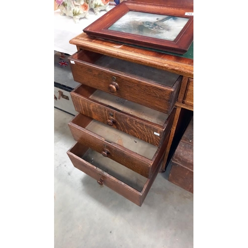 293 - An old double pedestal partners desk, COLLECT ONLY