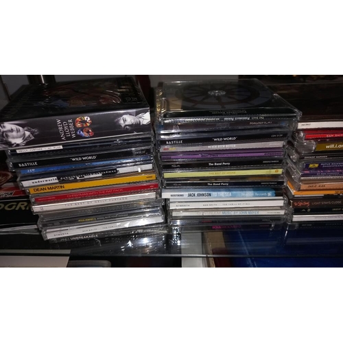 318 - A box of CD's including Sam Smith, Bastille, signed copy by Professor Green                         ... 