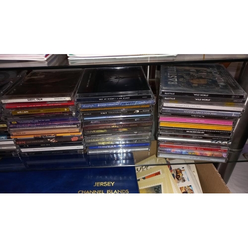 318 - A box of CD's including Sam Smith, Bastille, signed copy by Professor Green                         ... 