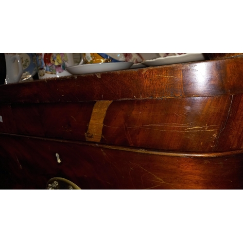 404 - A Victorian mahogany Scotch chest of drawers