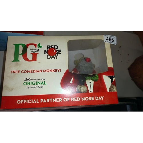 466 - 3 boxed PG Tips monkey (no teabags)