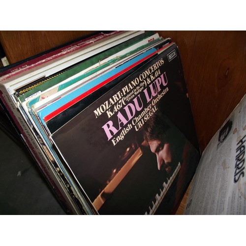 561 - A quantity of classical LP's, Sound of music, Rolf Harris, and 'Stop the world I want to get off'  w... 