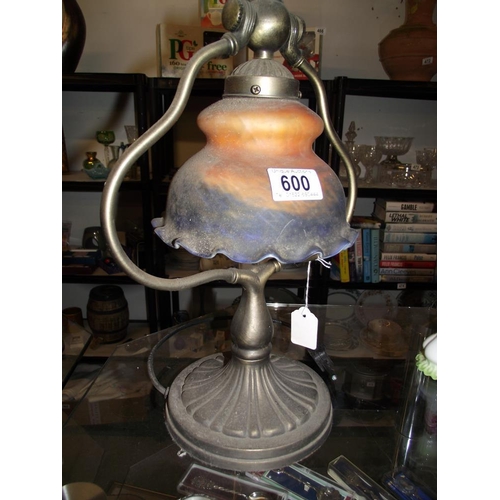 600 - A modern table lamp, needs re-wiring